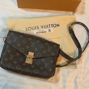 Louis Vuitton Dark Brown Monogram Crossbody Bag